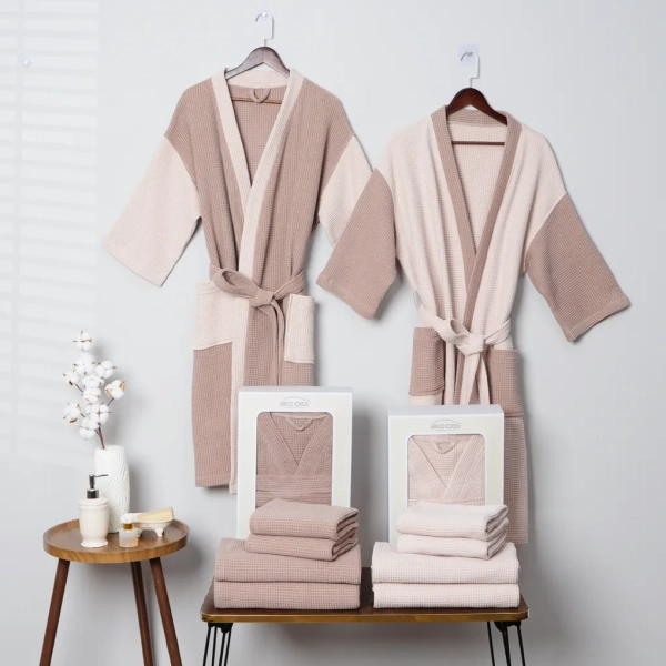 Waffle Bathrobe Towel