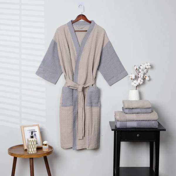 Jacquard Bathrobe Towel Set