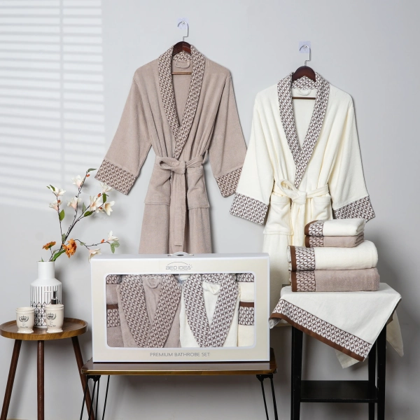 Classic Bathrobe Towel Set
