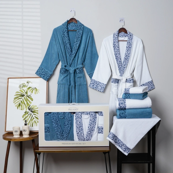 Classic Bathrobe Towel Set