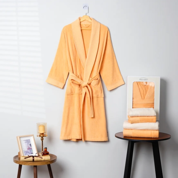 Cotton Bathrobe Towel Set