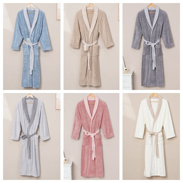 Mixed Color Bathrobe