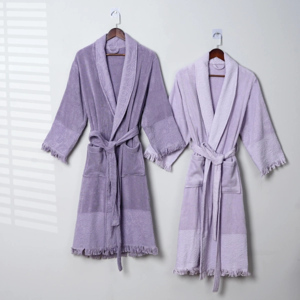 Jacquard Bathrobe Towel Set