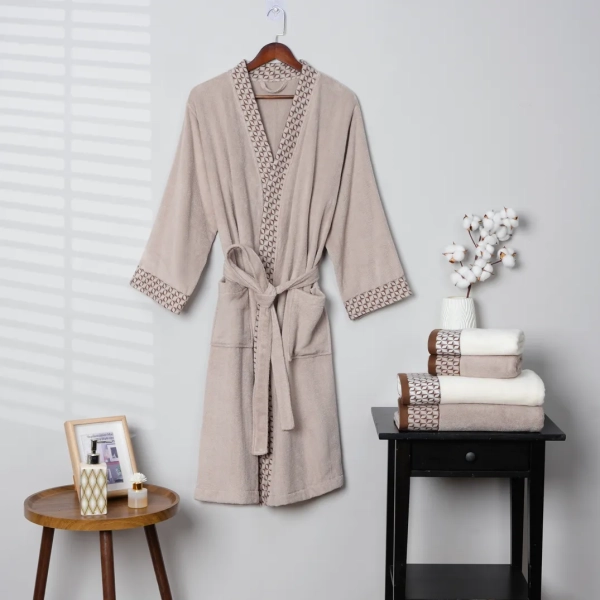 Cotton Bathrobe Towel Set