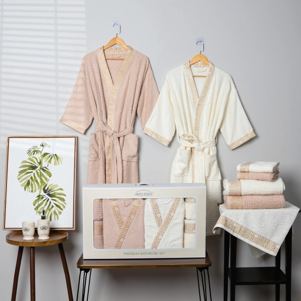 Classic Bathrobe Towel Set